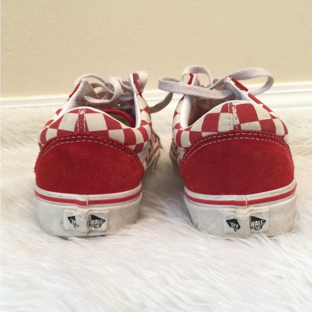 Vans Old Skool Checkerboard Racing Red - Picture 5 of 7